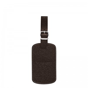 Acessorios Longchamp Boxford Luggage tag Feminino Mocha | LC-VRCY6319