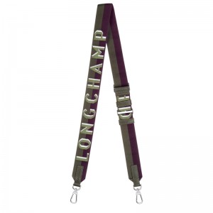 Alça De Bolsa Longchamp Shadow Shoulder strap Feminino Laurel | LC-ZHVB8222
