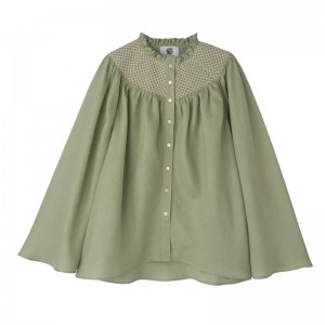 Blusa Longchamp Blouse Feminino Vervain | LC-QNTD9854