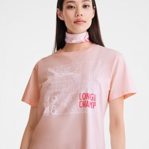 Blusa Longchamp T-shirt Feminino Ballerina | LC-OCAB6589