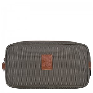 Bolsa Higiene Longchamp Boxford Toiletry case Feminino Marrom | LC-SOAX1138