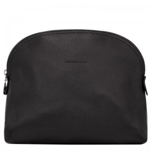 Bolsa Higiene Longchamp Le Foulonné Toiletry case Masculino Pretas | LC-MZJA0832