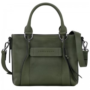Bolsa de Mão Longchamp 3D S Handbag Feminino Caqui | LC-WWRV6251