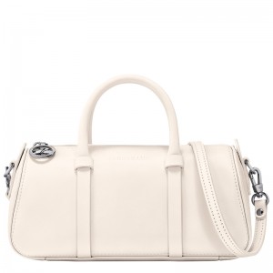 Bolsa de Mão Longchamp Daylong S Handbag Feminino Ecru | LC-UVJI6954
