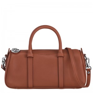 Bolsa de Mão Longchamp Daylong S Handbag Feminino Cognac | LC-EMRC4642