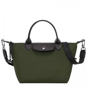 Bolsa de Mão Longchamp Le Pliage Energy S Handbag Masculino Caqui | LC-CSTQ6069