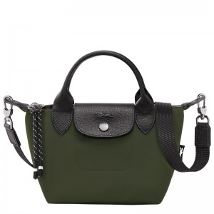 Bolsa de Mão Longchamp Le Pliage Energy XS Handbag Masculino Caqui | LC-XHSK3706