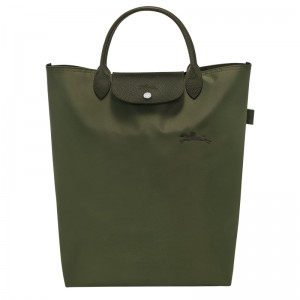 Bolsa de Mão Longchamp Le Pliage Green M Tote bag Feminino Forest | LC-JFBD9668