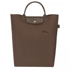 Bolsa de Mão Longchamp Le Pliage Green M Tote bag Feminino Terra | LC-FPSI0702