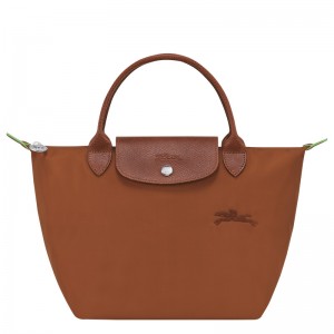 Bolsa de Mão Longchamp Le Pliage Green S Handbag Feminino Cognac | LC-NSXT5967