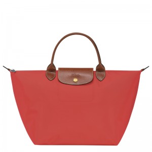 Bolsa de Mão Longchamp Le Pliage Original M Handbag Feminino Tomato | LC-RACB7272
