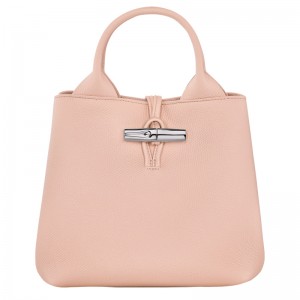 Bolsa de Mão Longchamp Le Roseau S Handbag Feminino Ballerina | LC-UHZP7094