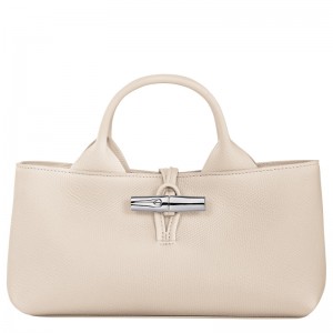 Bolsa de Mão Longchamp Le Roseau S Handbag Feminino Paper | LC-AIRD2579