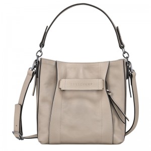 Bolsas Crossbody Longchamp 3D S Crossbody bag Feminino Clay | LC-AKEP1216