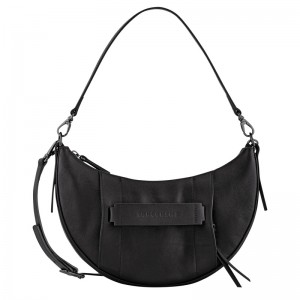 Bolsas Crossbody Longchamp 3D S Crossbody bag Feminino Pretas | LC-OQEY0052