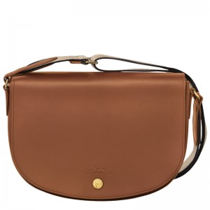 Bolsas Crossbody Longchamp Épure M Crossbody bag Feminino Cognac | LC-QZBF9551