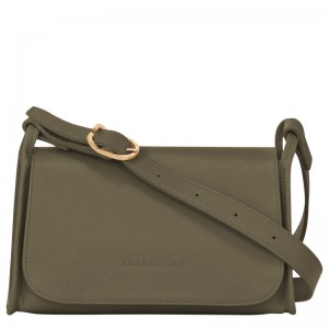 Bolsas Crossbody Longchamp Le Foulonné M Crossbody bag Feminino Caqui | LC-ZSOZ6312