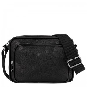 Bolsas Crossbody Longchamp Le Foulonné S Camera bag Masculino Pretas | LC-QCGV7290