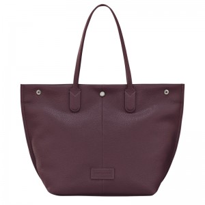 Bolsas De Ombro Longchamp Essential L Tote bag Feminino Eggplant | LC-QSVN4637