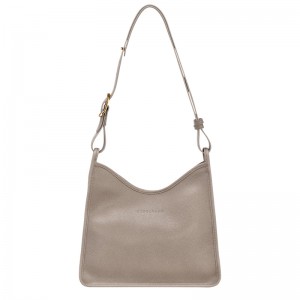 Bolsas De Ombro Longchamp Le Foulonné M Hobo bag Feminino Turtledove | LC-LRRH5074