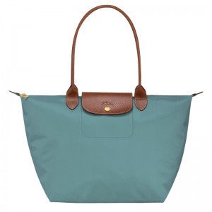 Bolsas De Ombro Longchamp Le Pliage Original L Tote bag Feminino Eucalyptus | LC-KGWF7100