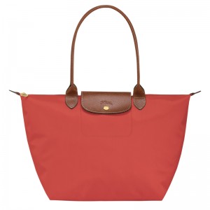 Bolsas De Ombro Longchamp Le Pliage Original L Tote bag Feminino Tomato | LC-QRPB2490