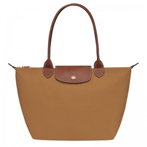Bolsas De Ombro Longchamp Le Pliage Original M Tote bag Feminino Fawn | LC-KBMH5496