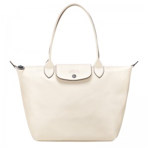 Bolsas De Ombro Longchamp Le Pliage Xtra M Tote bag Feminino Ecru | LC-TWXX0726