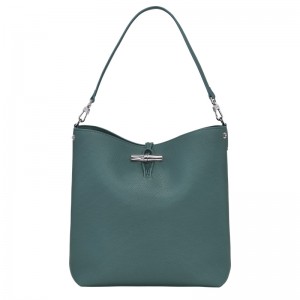Bolsas De Ombro Longchamp Le Roseau M Shoulder bag Feminino Cedar | LC-WCHB7663