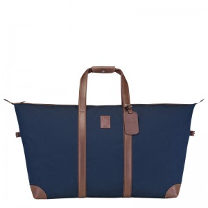 Bolsas De Viagem Longchamp Boxford XL Travel bag Feminino Azuis | LC-IZVD2059