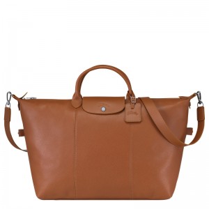 Bolsas De Viagem Longchamp Le Foulonné L Travel bag Feminino Caramel | LC-UPNI9488