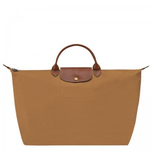 Bolsas De Viagem Longchamp Le Pliage Original L Travel bag Feminino Fawn | LC-NPIE1032