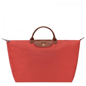 Bolsas De Viagem Longchamp Le Pliage Original L Travel bag Masculino Tomato | LC-UAQL4413