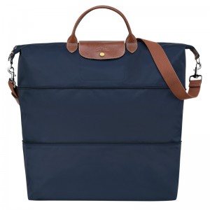 Bolsas De Viagem Longchamp Le Pliage Original Travel bag expandable Masculino Azul Marinho | LC-ULCH0095