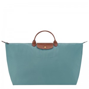 Bolsas De Viagem Longchamp Le Pliage Original XL Travel bag Masculino Eucalyptus | LC-PLWR4743