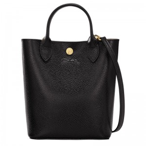 Bolsas Mini Longchamp Épure XS Tote bag Feminino Pretas | LC-LKBQ2539