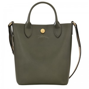 Bolsas Mini Longchamp Épure XS Tote bag Feminino Caqui | LC-FJWW0760