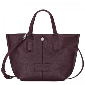 Bolsas Mini Longchamp Essential XS Handbag Feminino Eggplant | LC-QBOV4967