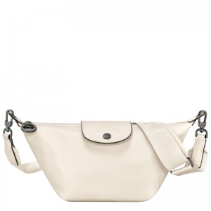 Bolsas Mini Longchamp Le Pliage Xtra XS Crossbody bag Feminino Ecru | LC-TJQE8322