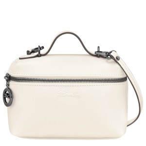 Bolsas Mini Longchamp Le Pliage Xtra XS Vanity Feminino Ecru | LC-MUTF4553