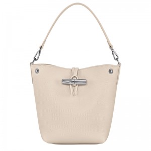 Bolsas Mini Longchamp Le Roseau XS Bucket bag Feminino Paper | LC-VEKP3355