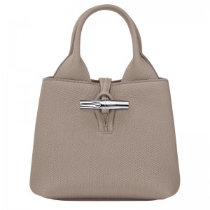 Bolsas Mini Longchamp Le Roseau XS Handbag Feminino Clay | LC-IZBB3520