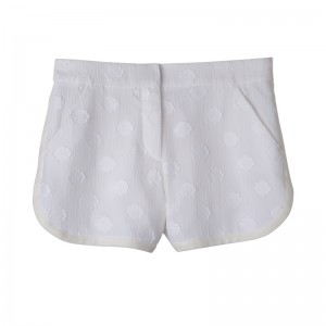 Calças Longchamp Shorts Feminino Ecru | LC-ACYD3533