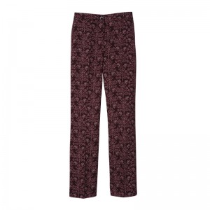 Calças Longchamp Trousers Feminino Eggplant | LC-ZSXG7482