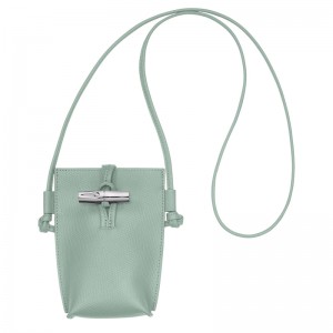 Capa Longchamp Le Roseau Phone case Feminino Celadon | LC-KJPT1036