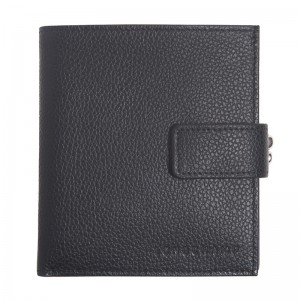 Carteiras Longchamp Le Foulonné Compact wallet Feminino Pretas | LC-LSIA2257