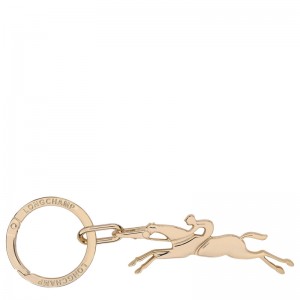 Chaveiro Longchamp Cavalier Keyring Feminino Douradas | LC-XSKA5300
