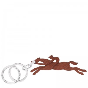 Chaveiro Longchamp Le Pliage Key rings Feminino Marrom | LC-JDWO1671