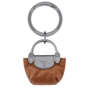 Chaveiro Longchamp Le Pliage Xtra Key ring Feminino Cognac | LC-WXFW9314