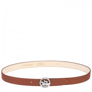 Cintos Longchamp La Médaille Ladies' belt Feminino Cognac | LC-YPHS3338